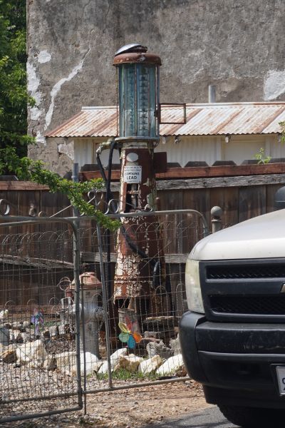 [Picture of Old Gas Pump]